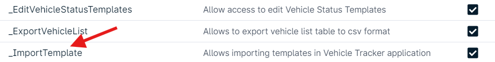 ExportVehicleList" option highlighted.