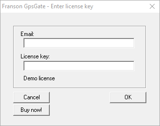 franson gpsgate 2.6 error com port in use