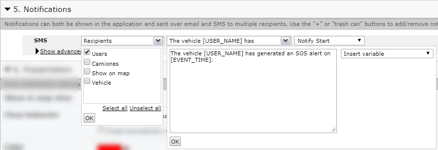 Notification settings interface screenshot.