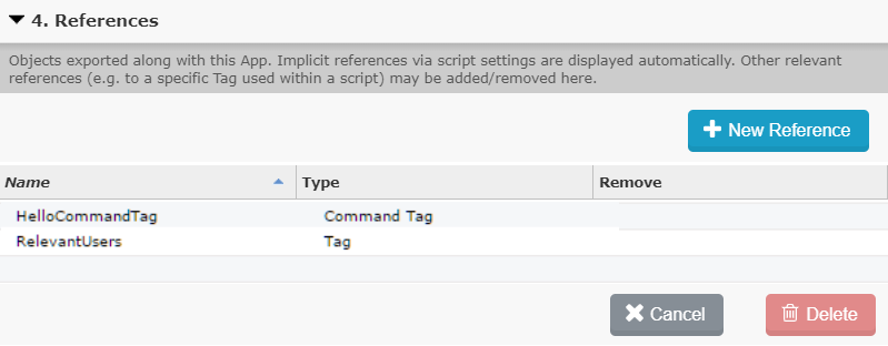 References section with tags listed.