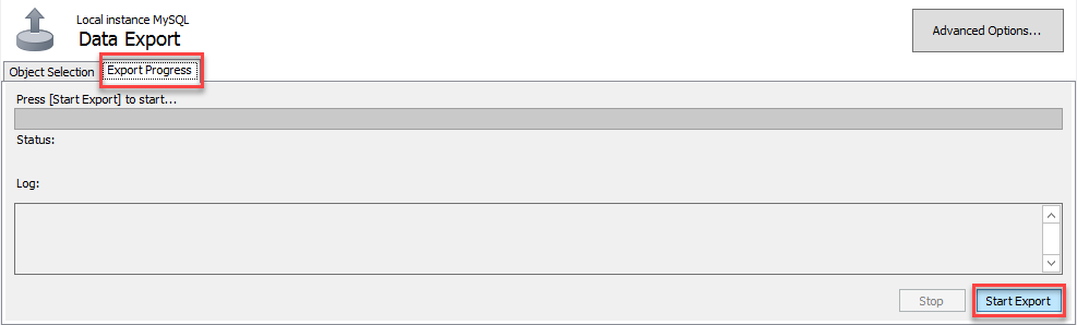 backup mysql database workbench 8